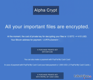 Alpha Crypt