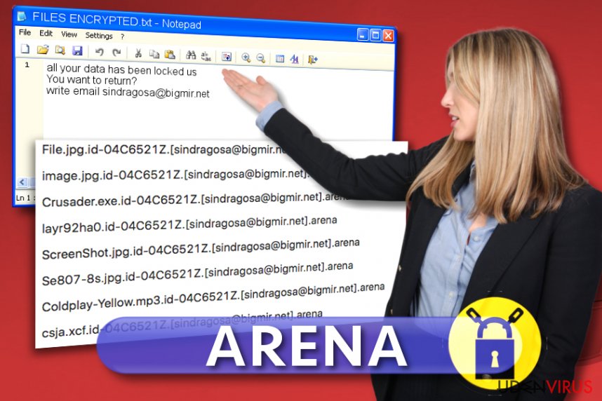Arena ransomware virus