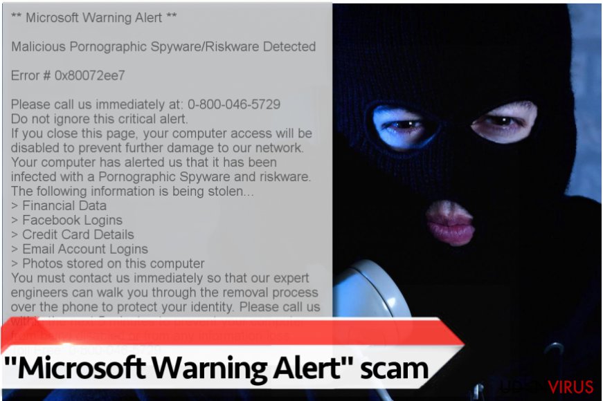 "Microsoft Warning Alert" virus
