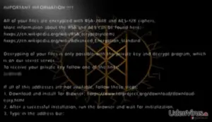 Odin virus easily encrypts files
