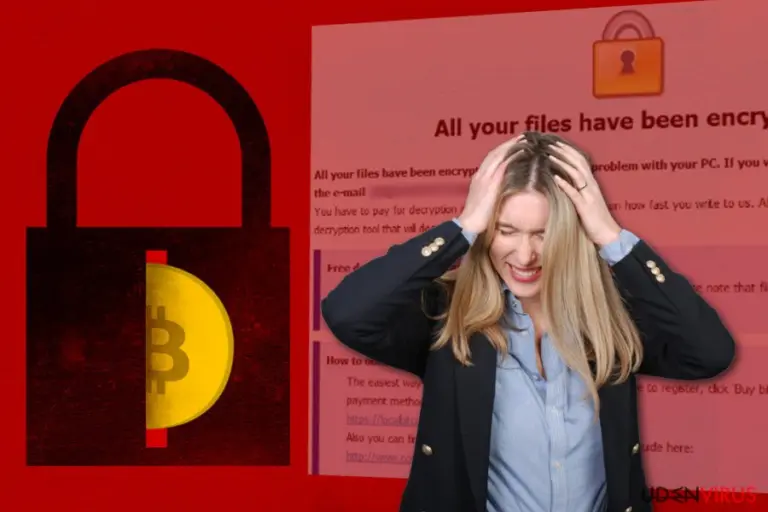 The image of .onion file extension virus