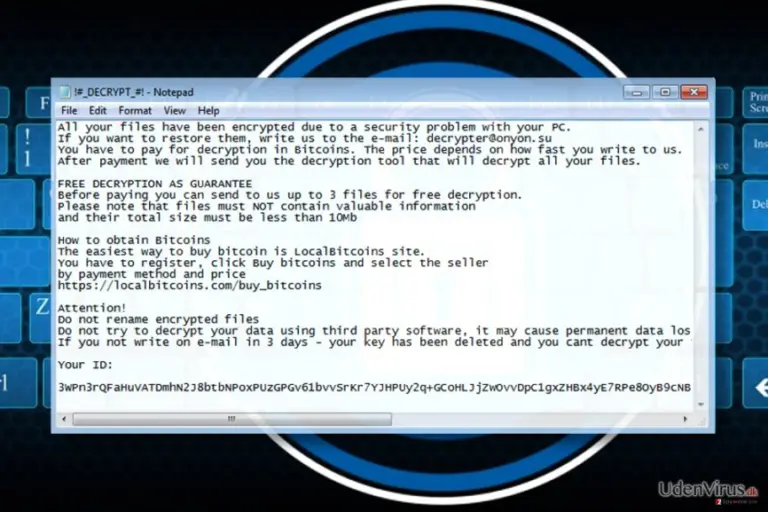 OnyonLock ransomware note