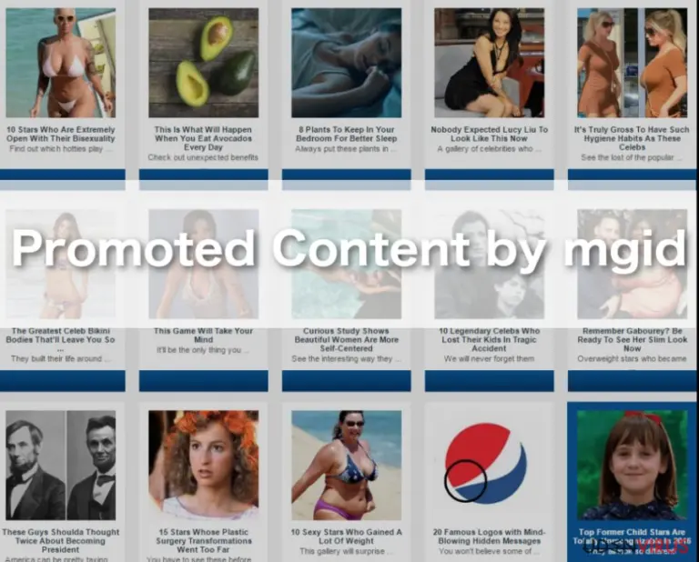 "Promoted Content by mgid" annoncer illustration