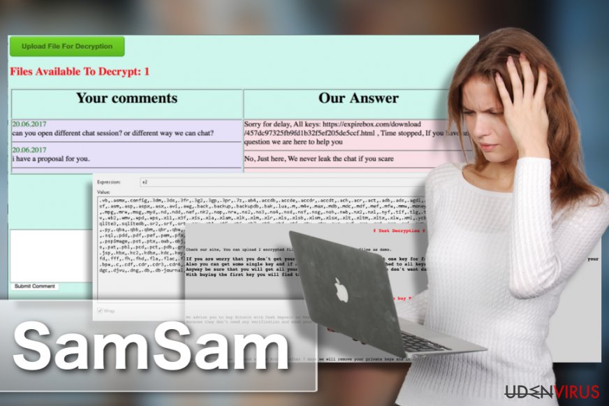SamSam ransomware virus