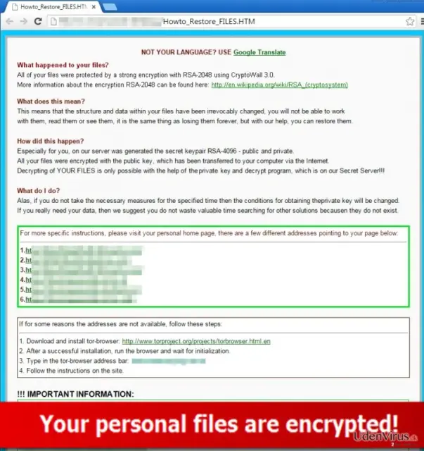 .xxx File Extension Trojan sends a message asking for a ransom