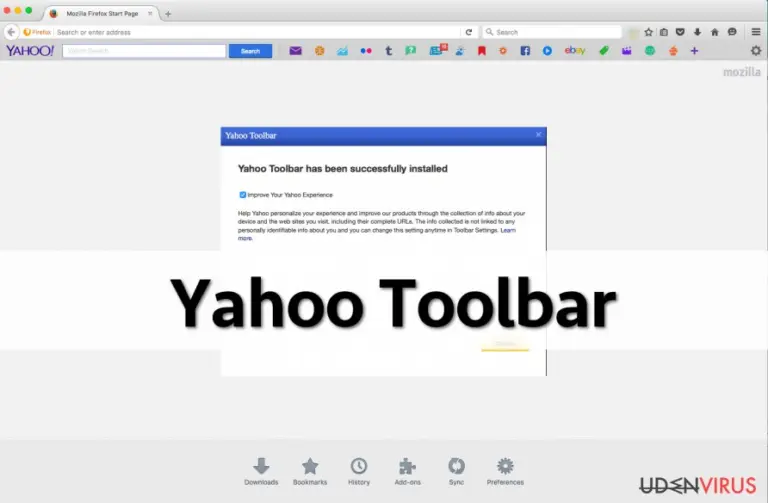 Yahoo Toolbar on Firefox